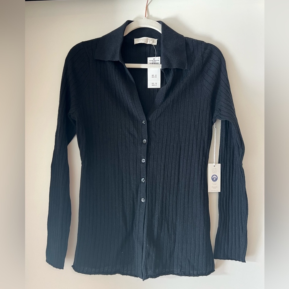 NWT Abercrombie Merino Wool Sweater